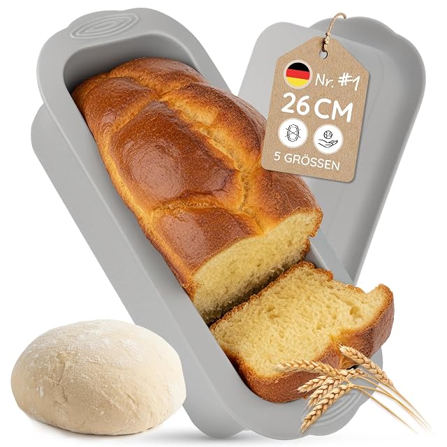 Moule à cake en silicone Backefix, 26 centimètres, à parois renforcées