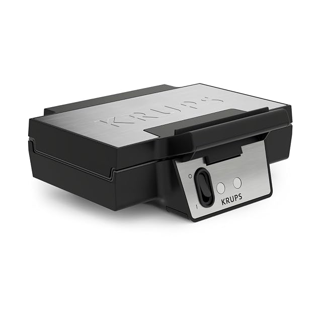 Gaufrier Krups FDK261 Iconic noir et inox