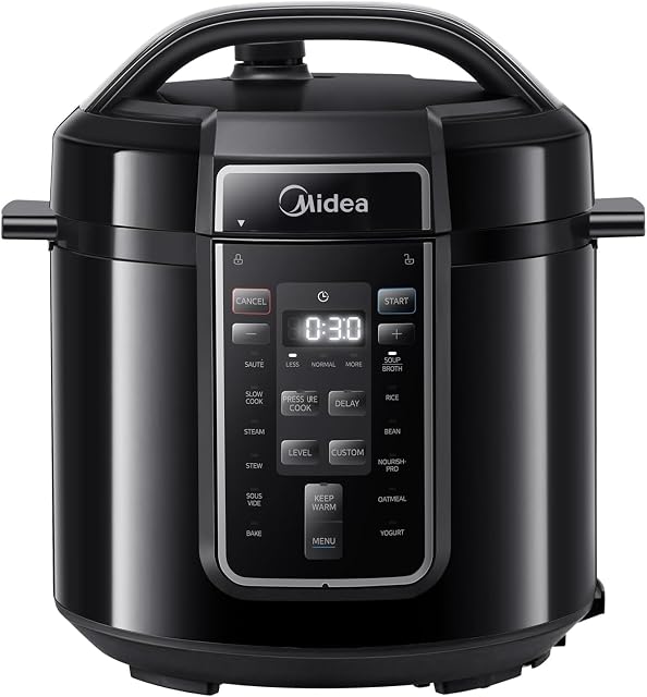 Autocuiseur électrique Midea CS6037W de 6 litres avec cuve inox