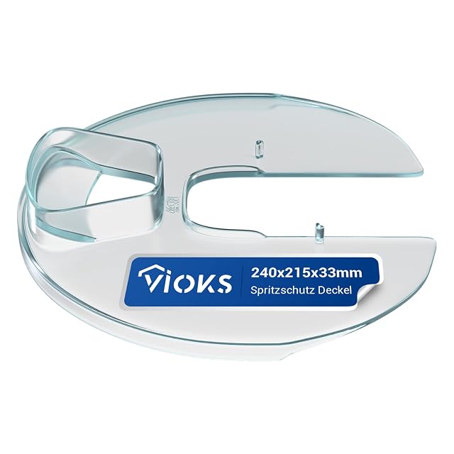 Couvercle anti-projections de rechange VIOKS pour robots pâtissiers Bosch MUM4
